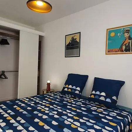 Apartamento Bd Grosso 4 Prs, 300m Plage, Clim, Parking Niza