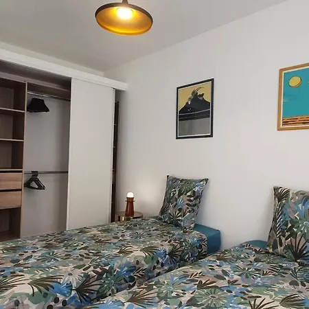 Bd Grosso 4 Prs, 300m Plage, Clim, Parking 아파트 니스