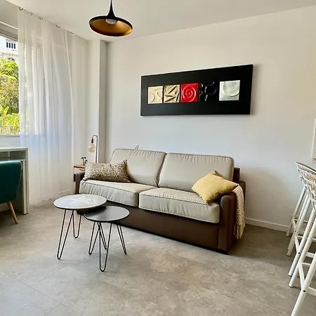 아파트 Bd Grosso 4 Prs, 300m Plage, Clim, Parking 니스