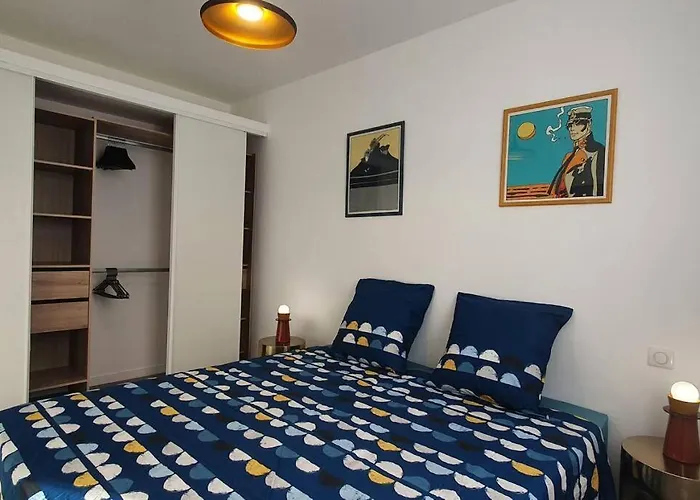 Апартаменты Bd Grosso 4 Prs, 300m Plage, Clim, Parking Ницца