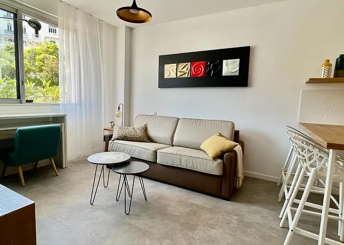 Апартаменты Bd Grosso 4 Prs, 300m Plage, Clim, Parking Ницца